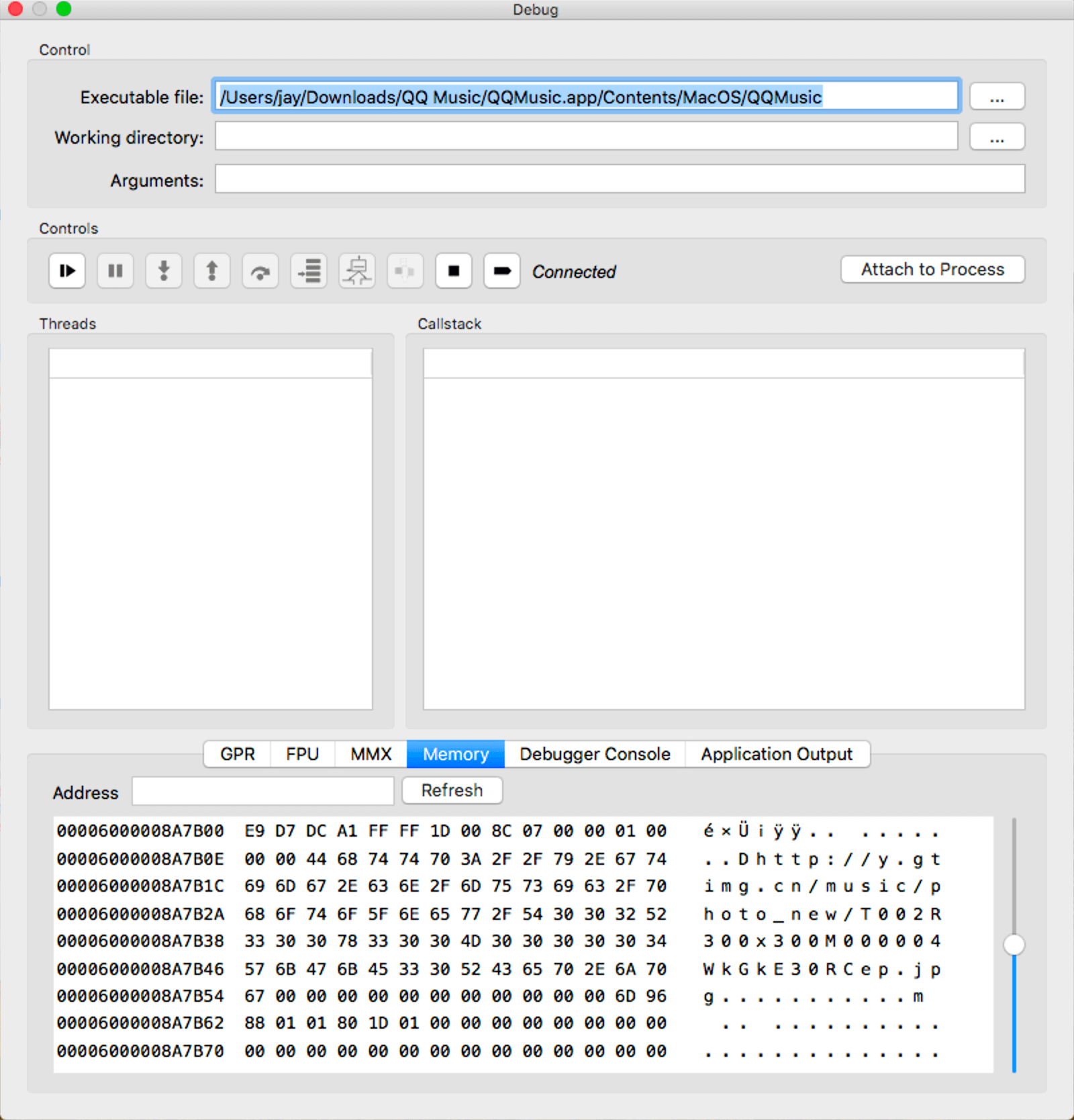 hd local debugger dialog